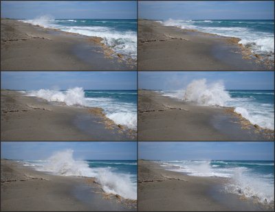 Crashing Wave Collage