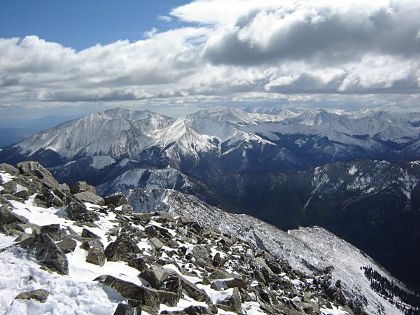 Mt. Yale Hike 10-10 - 12 View from the Top