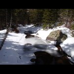Water Flowing on Glacier Creek