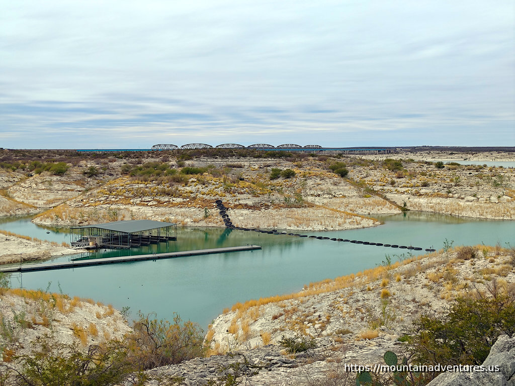 Boat Docks on Lake in the Texas Desert