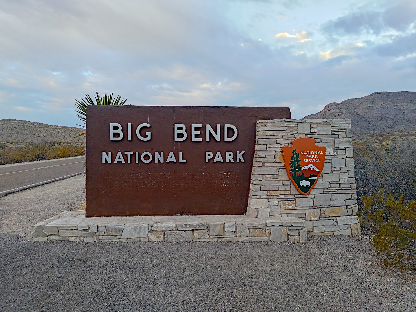 Big Bend NP Entrance Sign