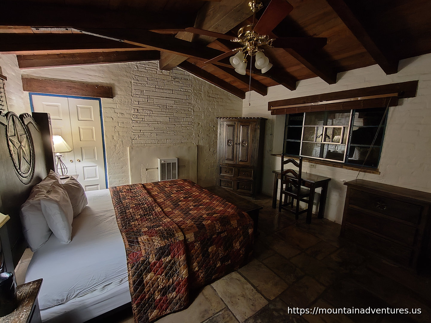Inside Chisos Mountain Cabin