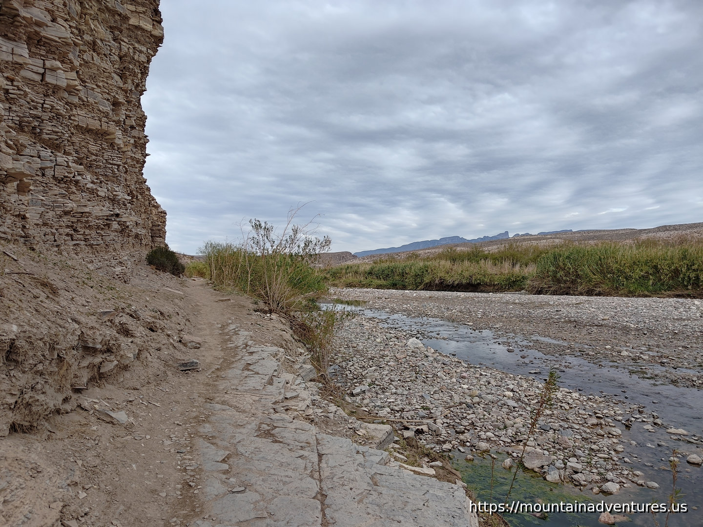 River by the Cliffs in the Hot Springs District