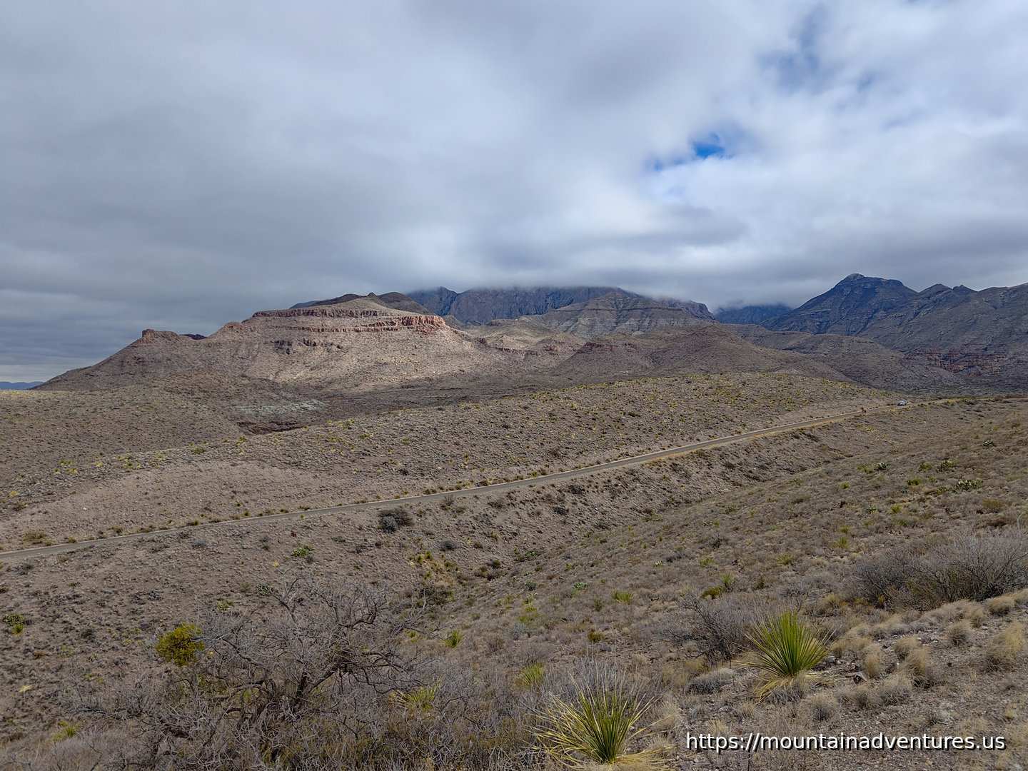 Chihuahuan Desert View from the Sotol Vista Overlook