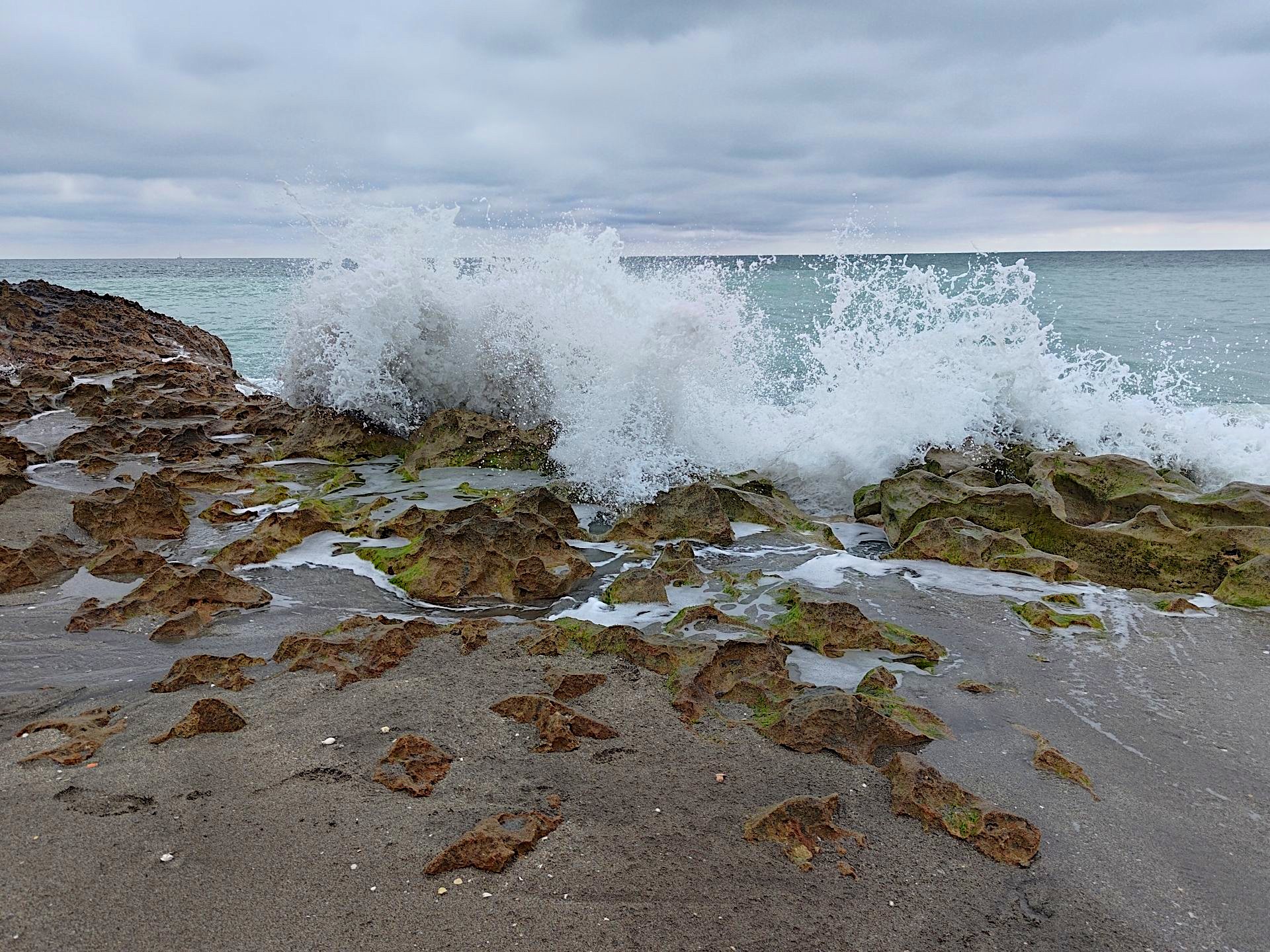 Splashing Over the Rocks