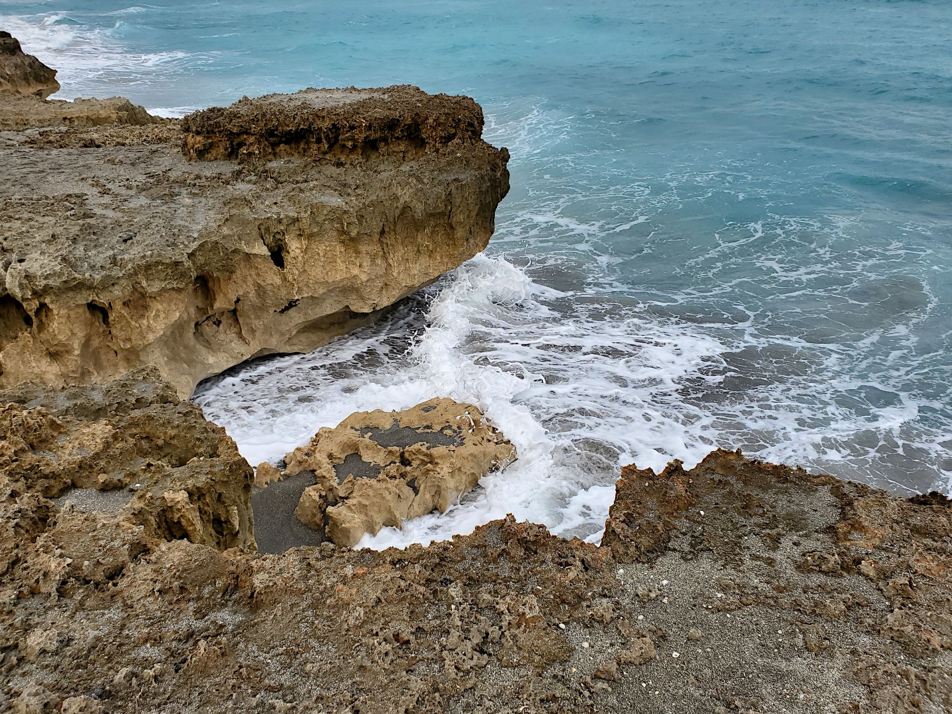 Waves Coming Into Small Cove