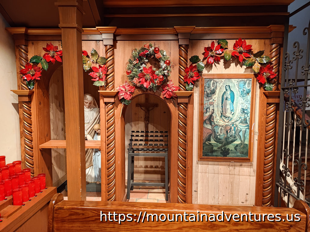 Shrine with Candles, Flowers