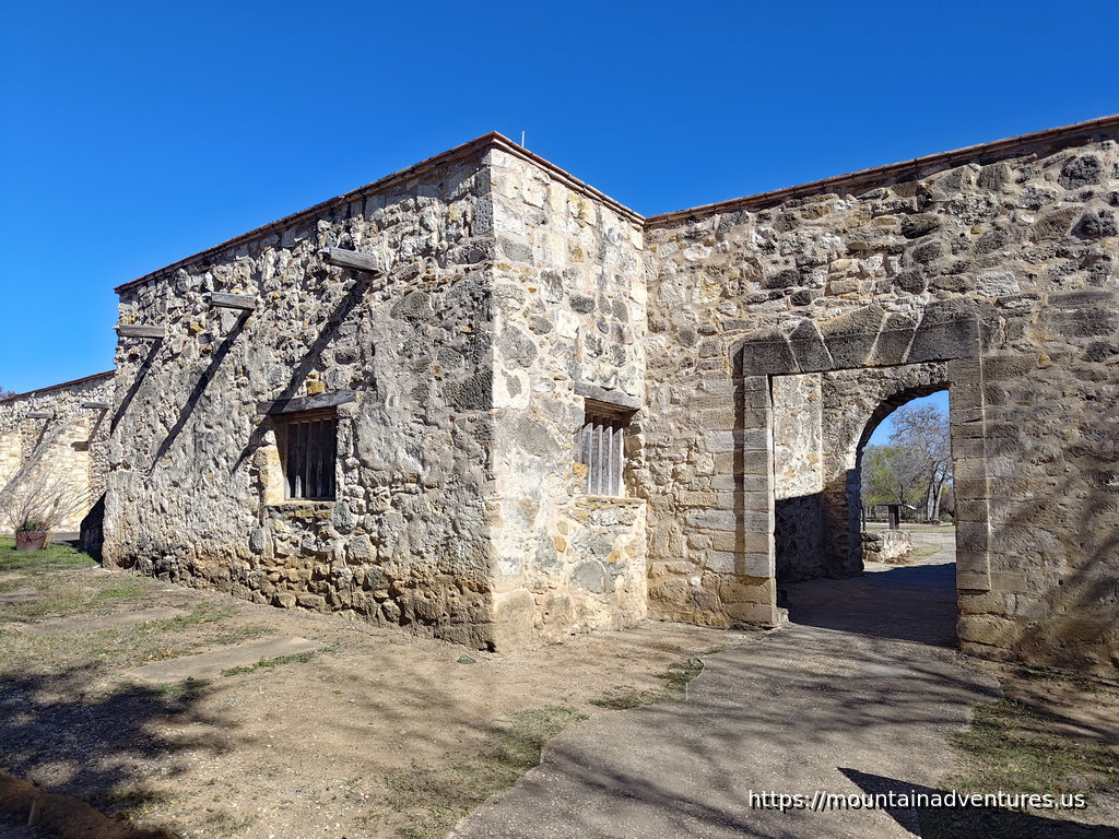 Stone Building with a Passageway Through to the Mission Courtyard