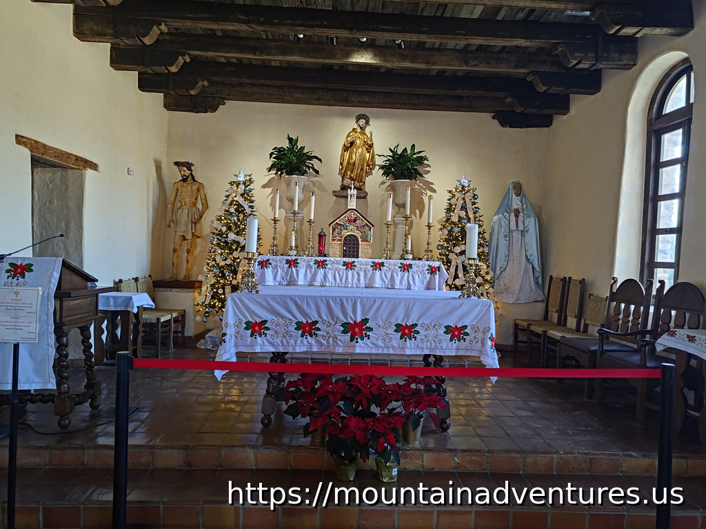 Spanish Mission Espada Church's Altar