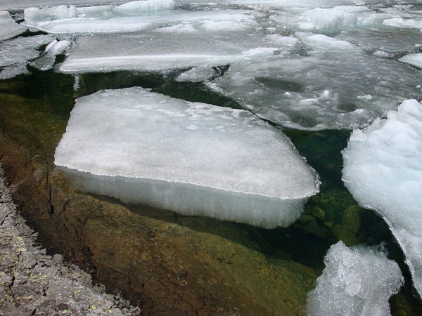 Iceburg Resting on the Bottom