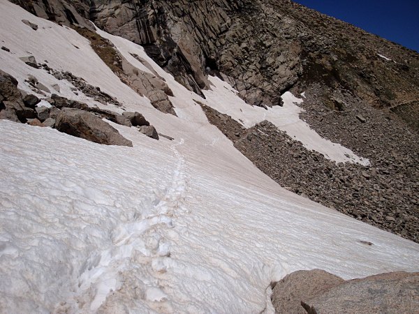 Trail Through the Snowfield